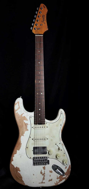 Promotion!Firefly FFST CLASSIC Relic MODEL Ash Wood Body ELECTRIC GUITARS (White Color)