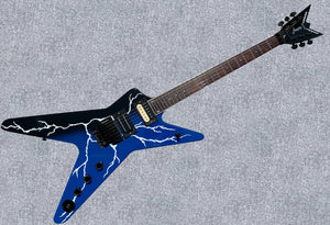 New Firefly FFVX Electric Guitar (Blue Burst Color)