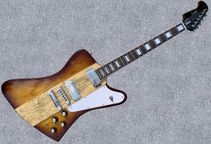 NEW Firefly FFDB Electric Guitar (Sunburst Spalted Color)