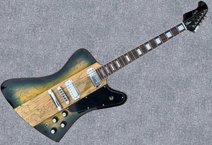 NEW Firefly FFDB Electric Guitar (Blue Spalted Color)