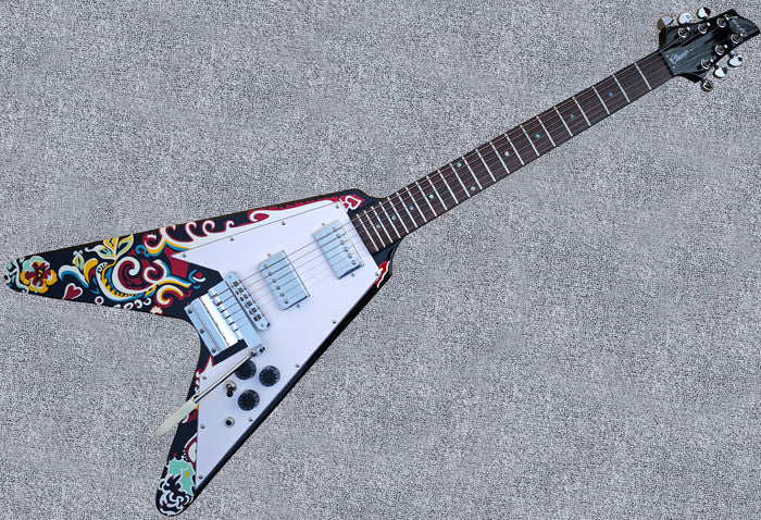 New Firefly FFVX Electric Guitar (Black Color)