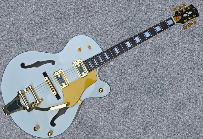 Firefly Full Hollow Body Guitar(White Color)