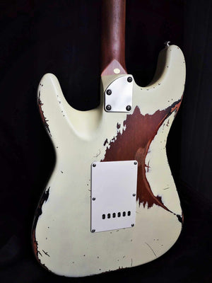 Promotion!Firefly FFST CLASSIC Relic MODEL ELECTRIC GUITARS (Olimpic White Color)