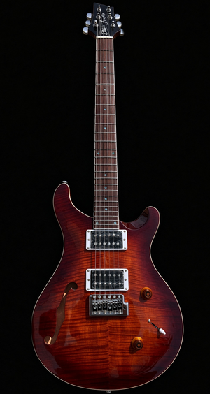 New Firefly FFPR Electric Guitar With F hole (Transpatent Brown  Color )