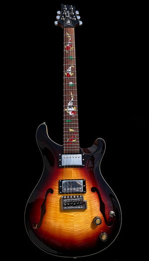 New Firefly FFPR Electric Guitar with f hole (Sunburst Color )