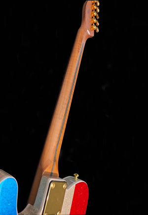 New Firefly FFTL Classic Model Electric Guitar (Red/Silver/Blue Stripes Color)