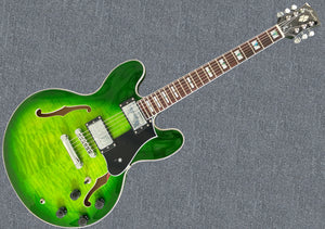 Firefly FF338PRO Full Size Semi Hollow body Electric Guitar (Lizard Burst Color)
