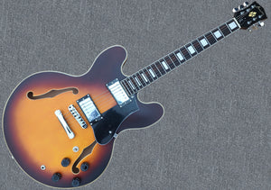 Firefly FF338PRO Full Size Semi Hollow body Electric Guitar (Matte Sunburst Color)MSB