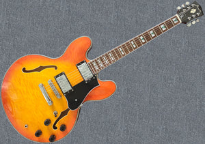 Firefly FF338PRO Full Size Semi Hollow body Electric Guitar (Honeyburst Color)