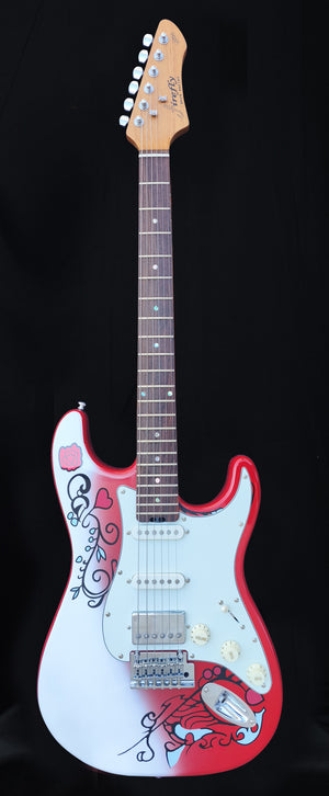 Firefly FFST CLASSIC MODEL ELECTRIC GUITARS (Flower BB Color )SFL