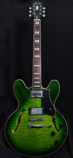 Firefly FF338PRO Full Size Semi Hollow body Electric Guitar (Lizard Burst Color)