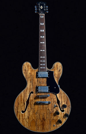 Firefly FF338PRO Full Size Semi Hollow body Electric Guitar （Nature Spalted Maple Color)