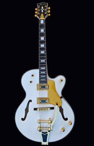 Firefly Full Hollow Body Guitar(White Color)