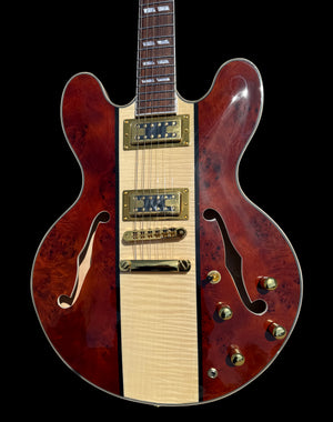 Firefly FF338PRO Full Size Semi Hollow body Electric Guitar （Red