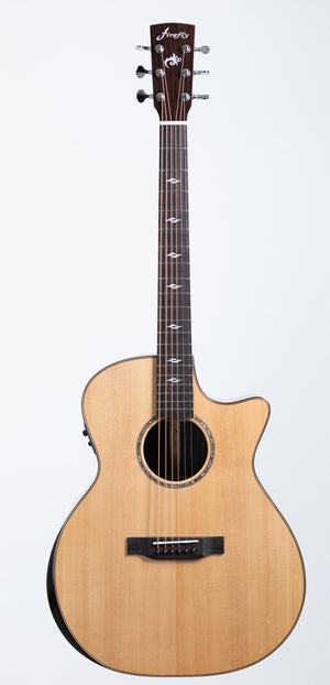 New Firefly GA814-E Acoustic Guitar With comfort cut armrest bevel and Fishman Presys EQ