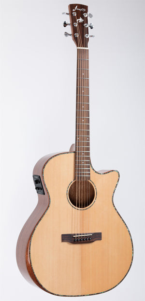 New Firefly GA01-E Acoustic Guitar With comfort cut armrest bevel and Fishman Presys EQ