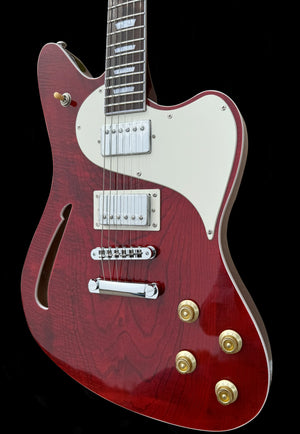 Firefly FFJA Electric Guitar (Transparent Red Color )