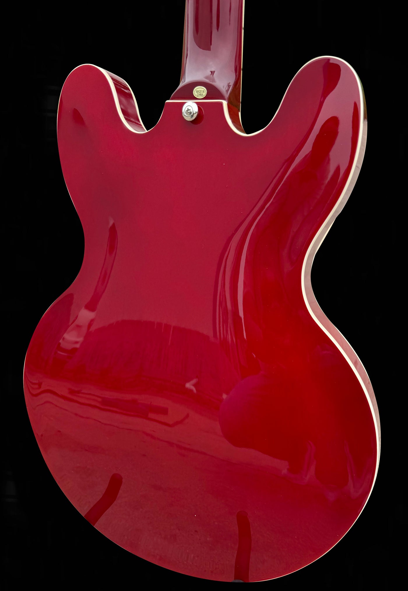 Halow Body Firefly FF338PRO Full Size Semi Hollow body Electric Bass Guitar (Tran ...