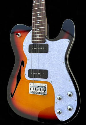 FFTL THINLINE P90 ELECTRIC GUITARS ( Sunburst Color )