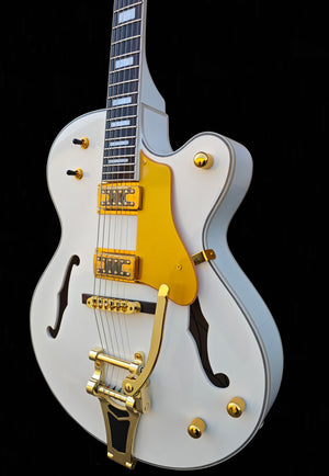 Firefly Full Hollow Body Guitar(White Color)