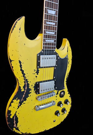 New Firefly FFLGS Relic Electric Guitar (Yellow Color)