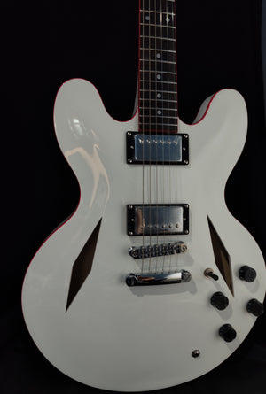 Firefly FF338PRO Full Size Semi Hollow body Electric Guitar (White Color)