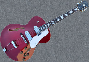 Firefly Crossroads Hollow Body Guitar(Red Color)