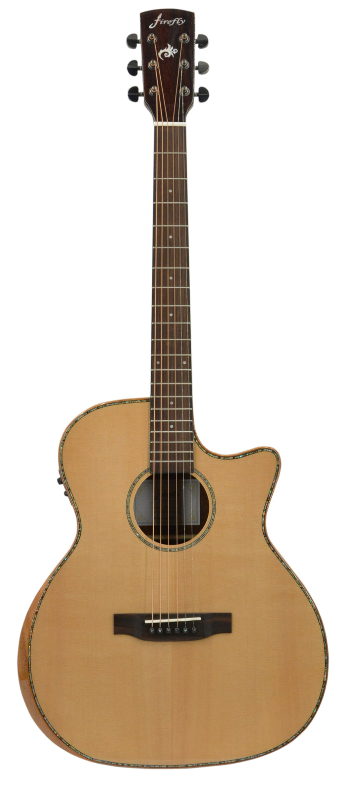 New Firefly GA01-E Acoustic Guitar With Solid Top Spruce